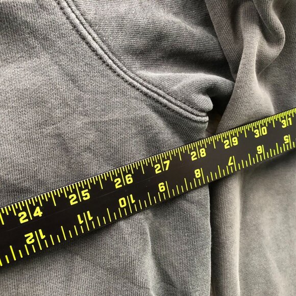 Ripped Carhartt Men's Hoodie Sweatshirt Size 2XLT Pullover Gray Original Fit Cla - Picture 4 of 16